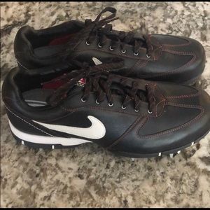BRAND NEW Black Leather Nike Golf Cleats